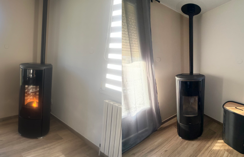  Rénovation Dole - poêle à granulés