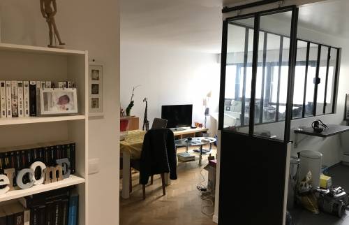 Création grande verrière atelier appartement Courbevoie (92400)