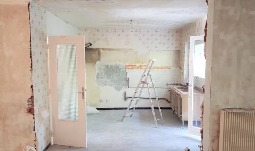 Rénovation Cuisine Lyon 3 - Travaux en Cours