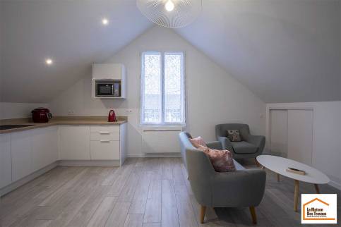 Aménagement de comble en deux-pièces indépendant (Brunoy 91800)