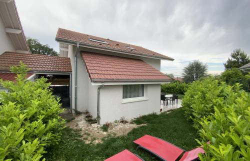 Vue extérieure extension de maison