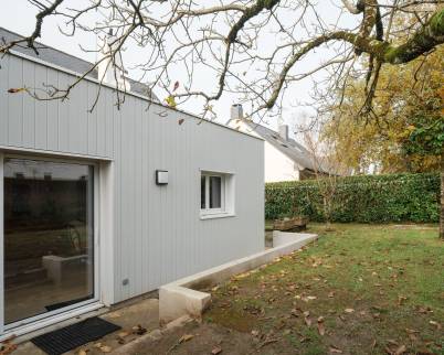 Création d'une extension de 30 m² à Vertou-exterieur