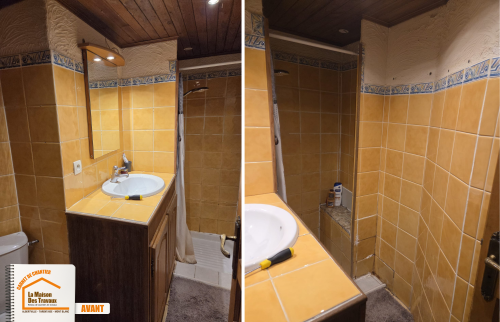 La Maison des Travaux Albertville, rénovation salle de bains Albertville, agrandissement salle de bains Albertville, étanchéité salle de bains Albertville, travaux salle de bains Albertville