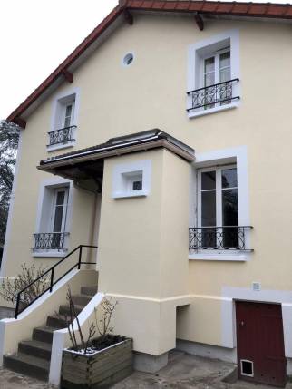 Maison après pose de l'isolation thermique par l'extérieur (Yerres 91330)