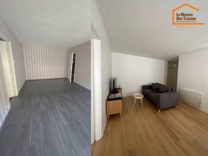 Pièce de de vie et entrée