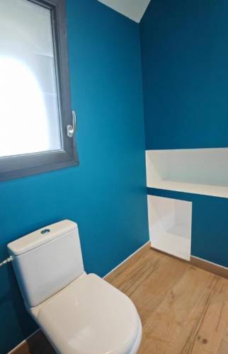 Création de salle de bain dans une extension pour en faire une suite parentale à Morestel