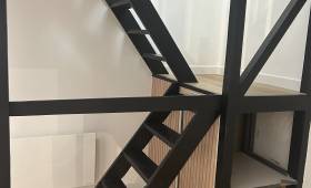 Escalier après rénovation d’appartement Bruz