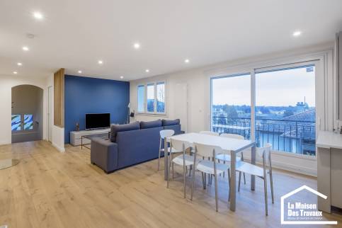 Rénovation complète d'une villa sur 2 niveaux, Champagne au Mont D'Or