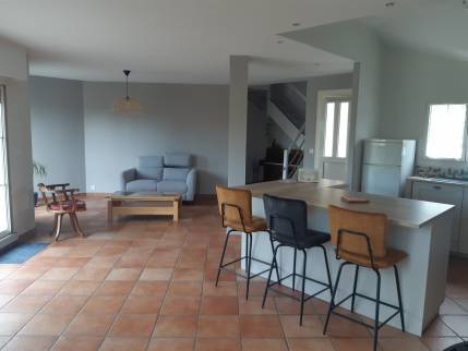 Rénovation de cuisine ouverte sur le salon - Meximieux 01800