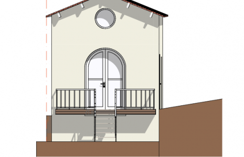 Création d'une extension en bois à Vertou - aperçu 3D