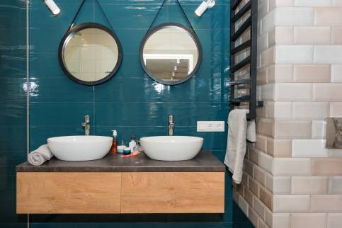 salle de bain carrelage mural