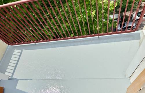 balcon repeint