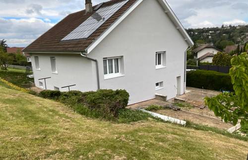 facade d'une maison pour isolation extérieure