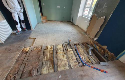 Cuisine en rénovation à Vitré 