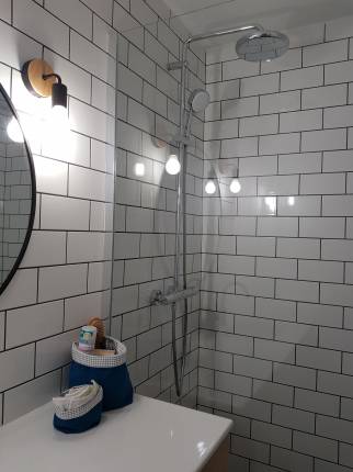 rénovation avec carrelage design