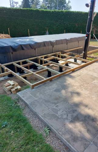 Pose de terrasse en bois Saint-Laurent-de-Chamousset