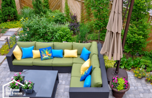 Espace détente du jardin