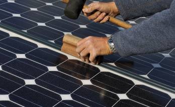 Installation de panneaux photovoltaïques Bischwiller