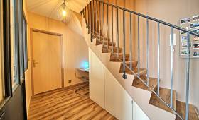 Rénovation avant après escalier à Châtel (74)