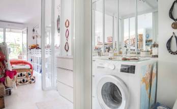 salle de bain et porte verrière