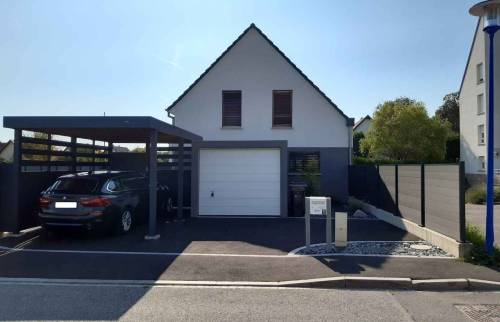 Carport aluminium à Sierentz