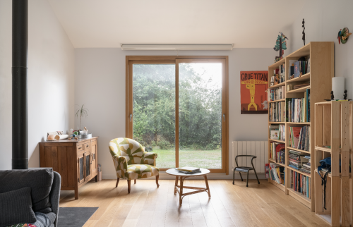 Remplacement des menuiseries par des menuiseries mixtes à Vertou (alu extérieur/bois intérieur)