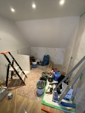 Pendant les travaux