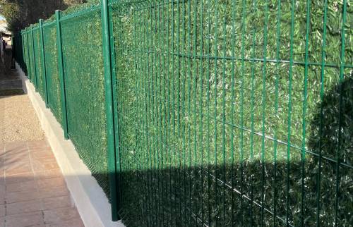 Après travaux : Pose de clôture