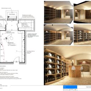 Projet d'aménagement d'une cave à Montluçon 03 - Gaëlle Dusser - La Maison Des Architectes