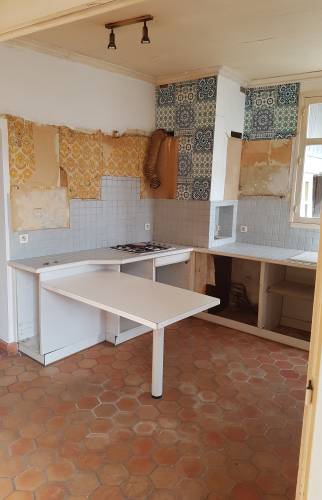 Avant travaux : ancienne cuisine 
