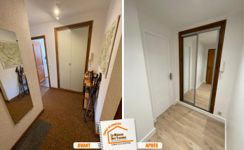 travaux montagne 74120, rénovation intérieure montagne, rénovation placard sur-mesure