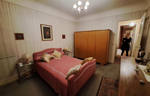 chambre dans l'appartement avant rénovation
