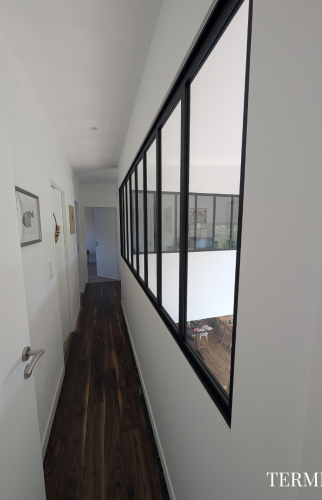 Couloir après renovation de verrière