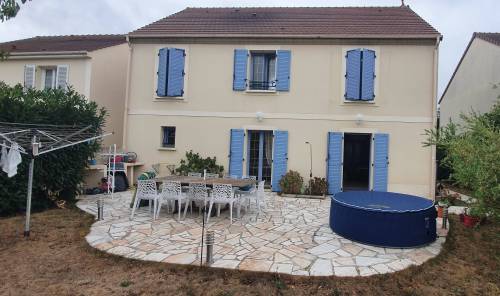 Vue extérieure AVANT Construction d'un agrandissement de maison - Moissy-Cramayel 77550