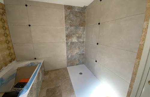 douche à l'italienne à installer