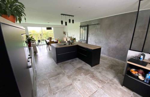 Réalisation d'une cuisine ouverte à La-Chapelle-Saint-Sauveur 44370 La Maison Des Travaux d’Ancenis