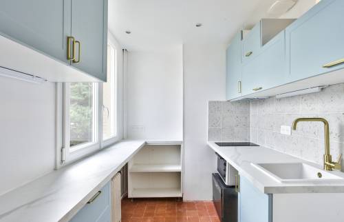 Peintures rénovées dans la cuisine