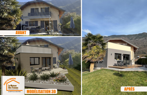 Extension maison Savoie Travaux agrandissement Aménagement Entreprise construction Devis
