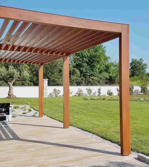 Réalisation d'une Pergola à Poucharramet