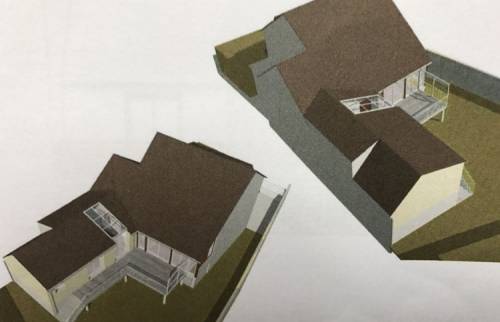 Plan de l'agrandissement de maison 2