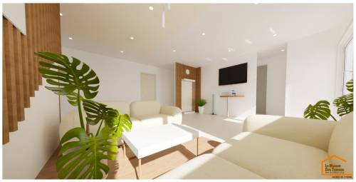 Visuel 3D depuis le salon d'attente