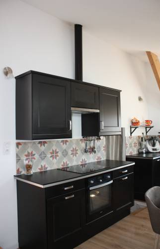 Cuisine moderne esprit loft vue 1