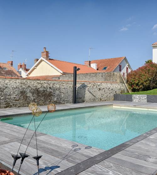 Construction de piscine enterrée en béton - Montauban 82000