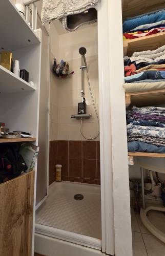Espace de l'ancienne douche