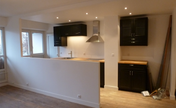 Rénovation d’un T2 moderne et élégant