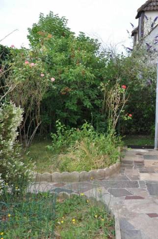 Ancienne allée de maison avant travaux de rénovation extérieure - Brie-Comte-Robert 77170