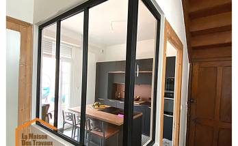 installation de verrière atelier