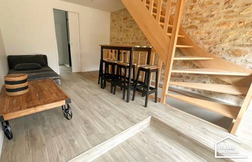 Escalier sur-mesure et mezzanine