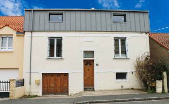 Surélévation de la maison en bardage zinc à Nantes (44)