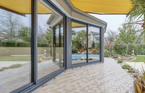 Verrière aluminium gris anthracite